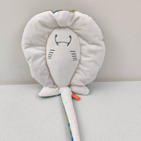 Wild Republic Plush Stuffed Adult Blue Spot Stingray Soft Ocean Fish Aquatic - Picture 6 of 10